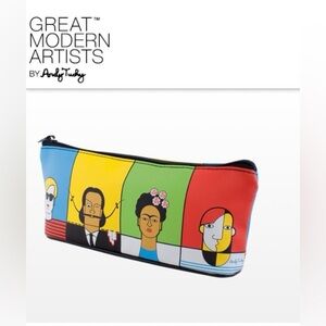 EIGHTY DAYS Pencil Case - Warhol Dali Picasso Kahlo by Andy Tuohy
